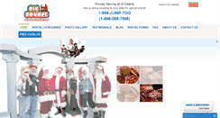 Desktop Screenshot of bigbouncefunhouserentals.com